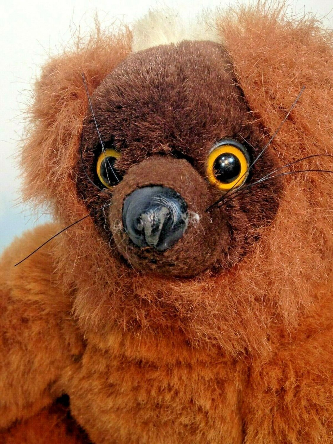 RARE Brown Lemur K&M Wild Republic Plush Sitting Stuffed