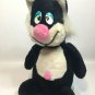 Brechner Plush Black Cat RARE Vintage Stuffed Animal Kitten Kitty 15" HTF