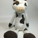 Ganz Longfellows Cow Plush Toy H13855 Brown White Stuffed Animal Sewn Eyes 12"