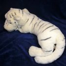 White Siberian Tiger Scarborough Collection Stuffed Plush Kitty Cat Lying 21" White Siberian Tiger Scarborough Collection Stuffed Plush Kitty Cat Lying 21"