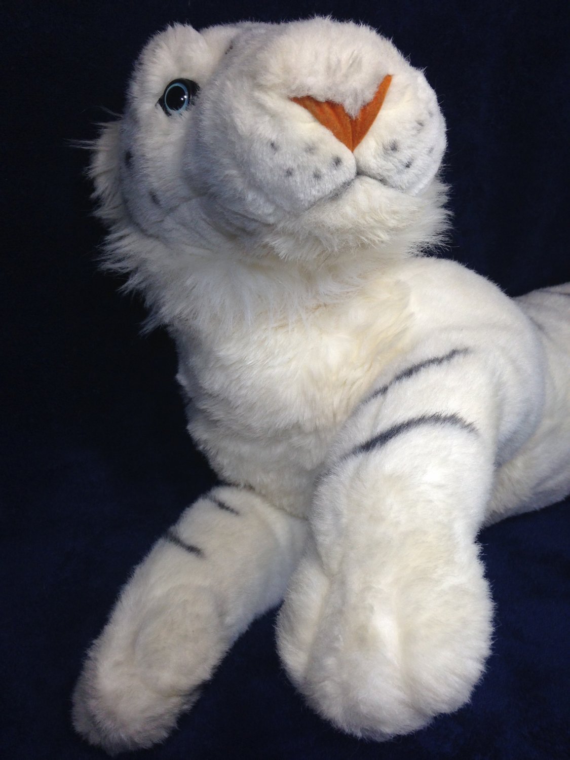 white siberian tiger stuffed animal