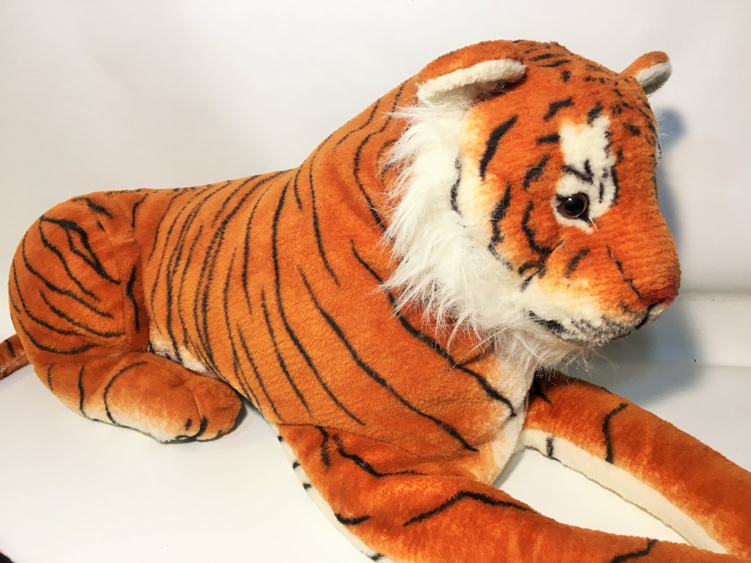 green tiger plush