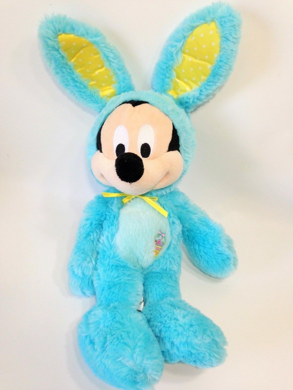 Disney Mickey Mouse Scented Plush In Blue Easter Bunny Rabbit Teal ...