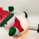 RARE Leco Fiber Optic Snowman Belly Sledding Fun Rainbow Color Changing Lights RARE Leco Fiber Optic Snowman Belly Sledding Fun Rainbow Color Changing Lights