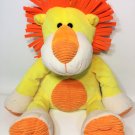 Babies r Us Plush Lion Bright Sitting 16" Yellow Orange Floppy Stuffed Animal Babies r Us Plush Lion Bright Sitting 16" Yellow Orange Floppy Stuffed Animal