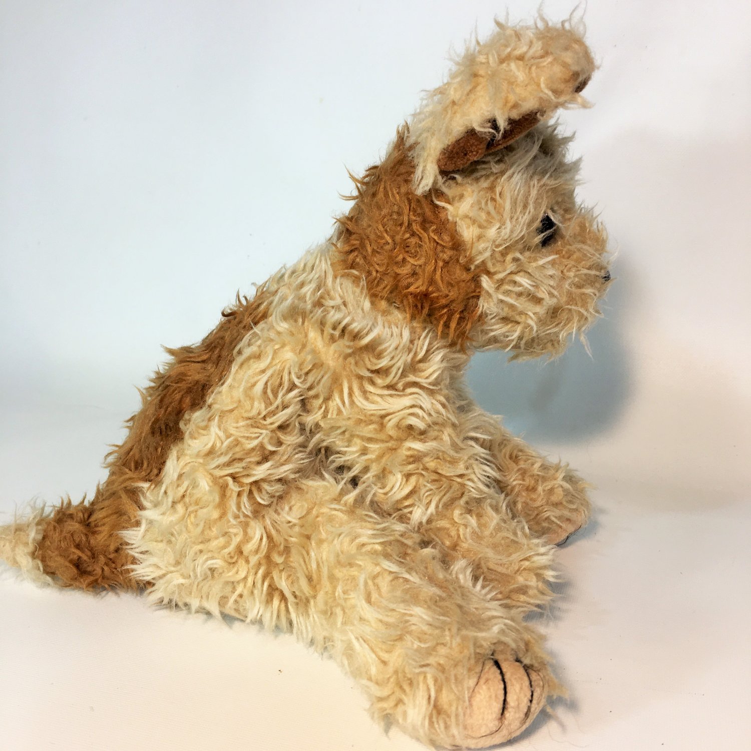 Ty Toffee Terrier Puppy Dog Plush Brown Shaggy Bean 1997 Stuffed Animal