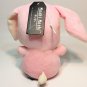 RARE Moshi Moshi Soft Pink Bunny Squishy Plush Stuffed Animal HTF 8.5" NWT -RARE