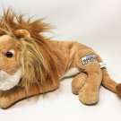 Disney's Animal Kingdom Lion Plush Big Cat Laying Brown Stuffed Animal Toy 15"