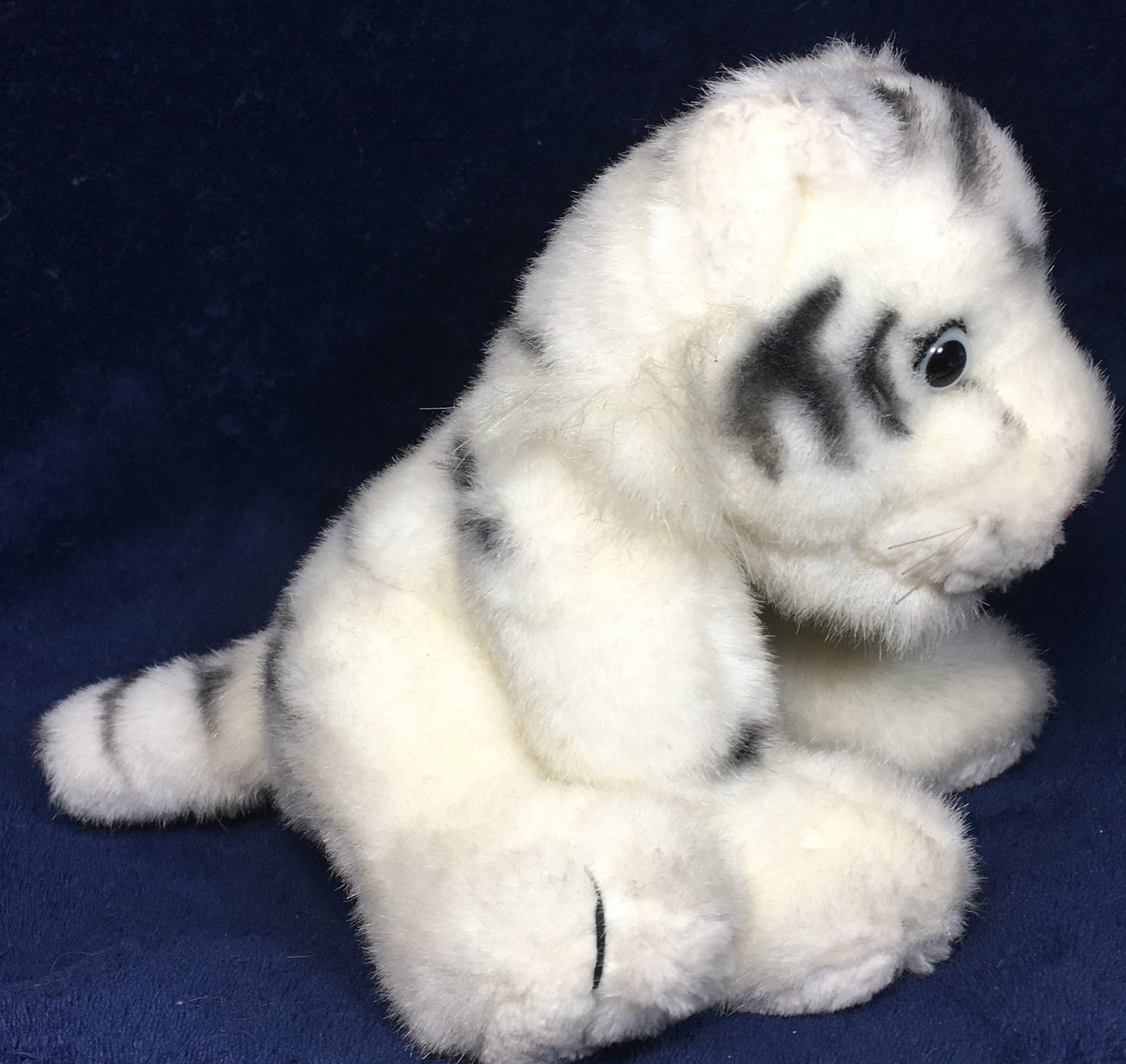 white siberian tiger stuffed animal