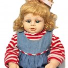 Heritage Mint Baby Toddler Doll Jointed Green Eye Girl Overalls 2000 Ltd 20" Heritage Mint Baby Toddler Doll Jointed Green Eye Girl Overalls 2000 Ltd 20"