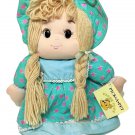 RARE Vintage Ragdoll Stuffed Plush Blue Dress Red Stars Brooklyn Doll Toy Co HTF RARE Vintage Ragdoll Stuffed Plush Blue Dress Red Stars Brooklyn Doll Toy Co HTF