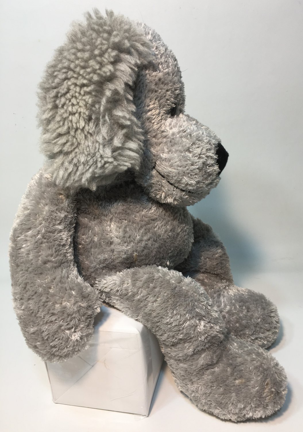 Russ Berrie Schmoozy Gray Puppy Dog Soft Grey Plush Stuffed Animal Toy ...