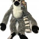 K&M Ring Tailed Lemur Stuffed Animal Plush Hugging Hanging Toy Gray Striped 18" K&M Ring Tailed Lemur Stuffed Animal Plush Hugging Hanging Toy Gray Striped 18"