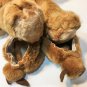 Schmid Musical Plush Jointed Teddy Bear in Slippers Vintage 1984 Gordon Fraser