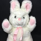 Vintage Animal Playthings Bunny Plush White Pink Stuffed Animal 1986 Korea 16" Vintage Animal Playthings Bunny Plush White Pink Stuffed Animal 1986 Korea 16"