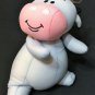 RARE Japan Microbead Plush Blue Pink Cow Squishy RARE Micro Bead Cushion 11"