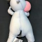 RARE Japan Microbead Plush Blue Pink Cow Squishy RARE Micro Bead Cushion 11"