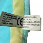 Unipak Gray Elephant Blue Plush Baby Blanket Gold Moon & Stars Olive Green 11"sq