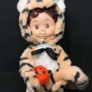 Santa's Best RARE Tiger Boy Halloween Kids Animated Lighted Pumpkin Works!! RARE
