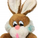 Daekor Vintage Pot Belly Bunny Rabbit Plush Stuffed Animal Brown 1979 Furry Toy Daekor Vintage Pot Belly Bunny Rabbit Plush Stuffed Animal Brown 1979 Furry Toy