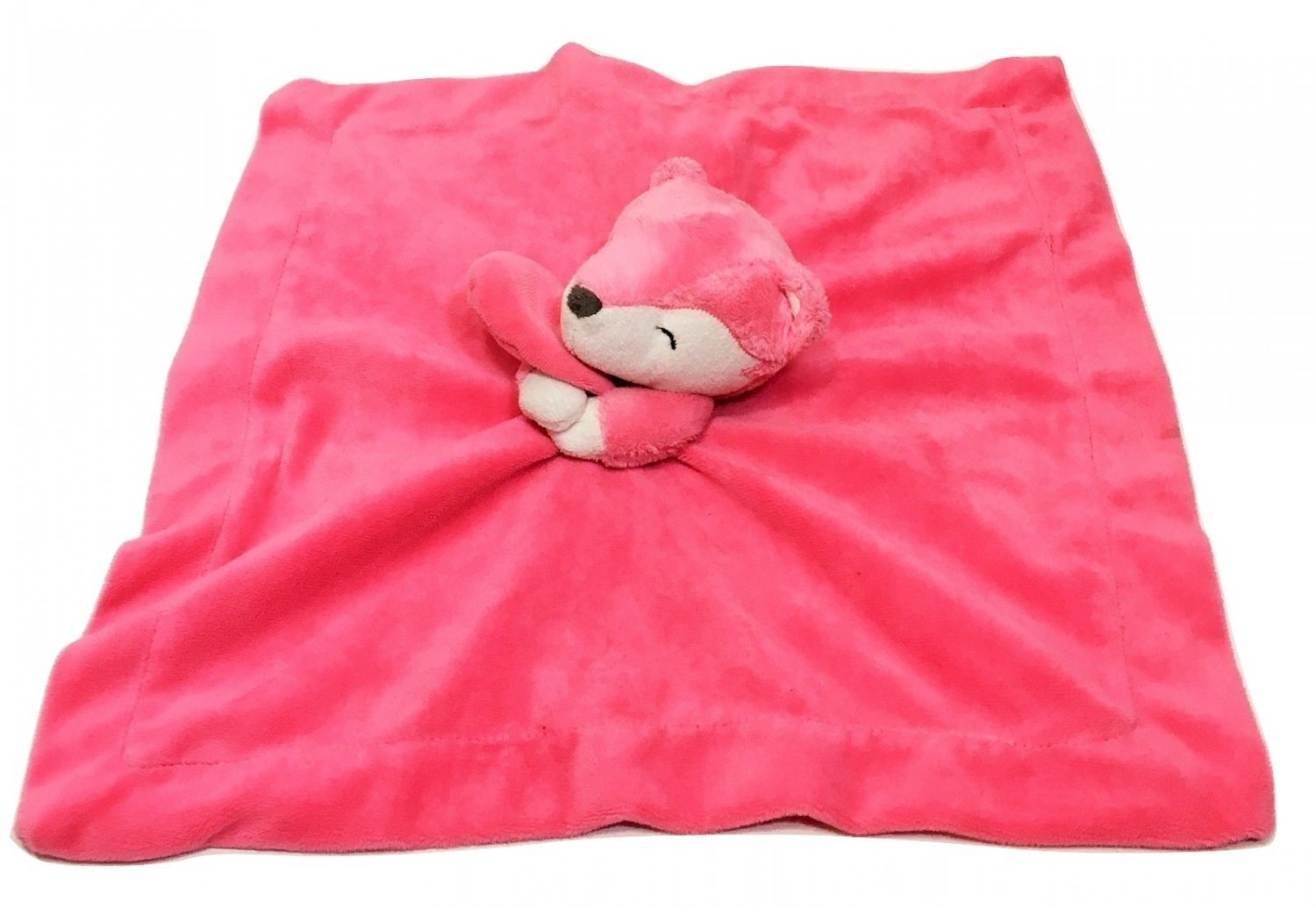 carters pink fox plush