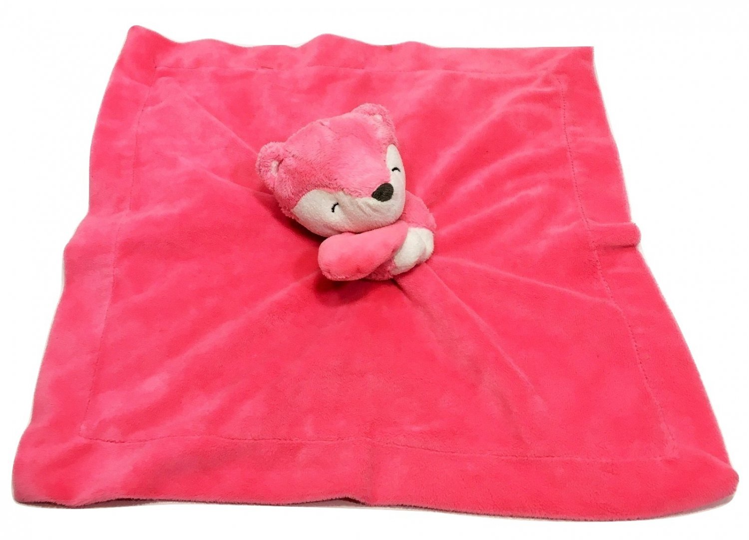 carters pink fox plush