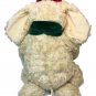 RARE Commonwealth Terrier Dog JUMBO Plush Cream White Puppy Bow Bells Scarf