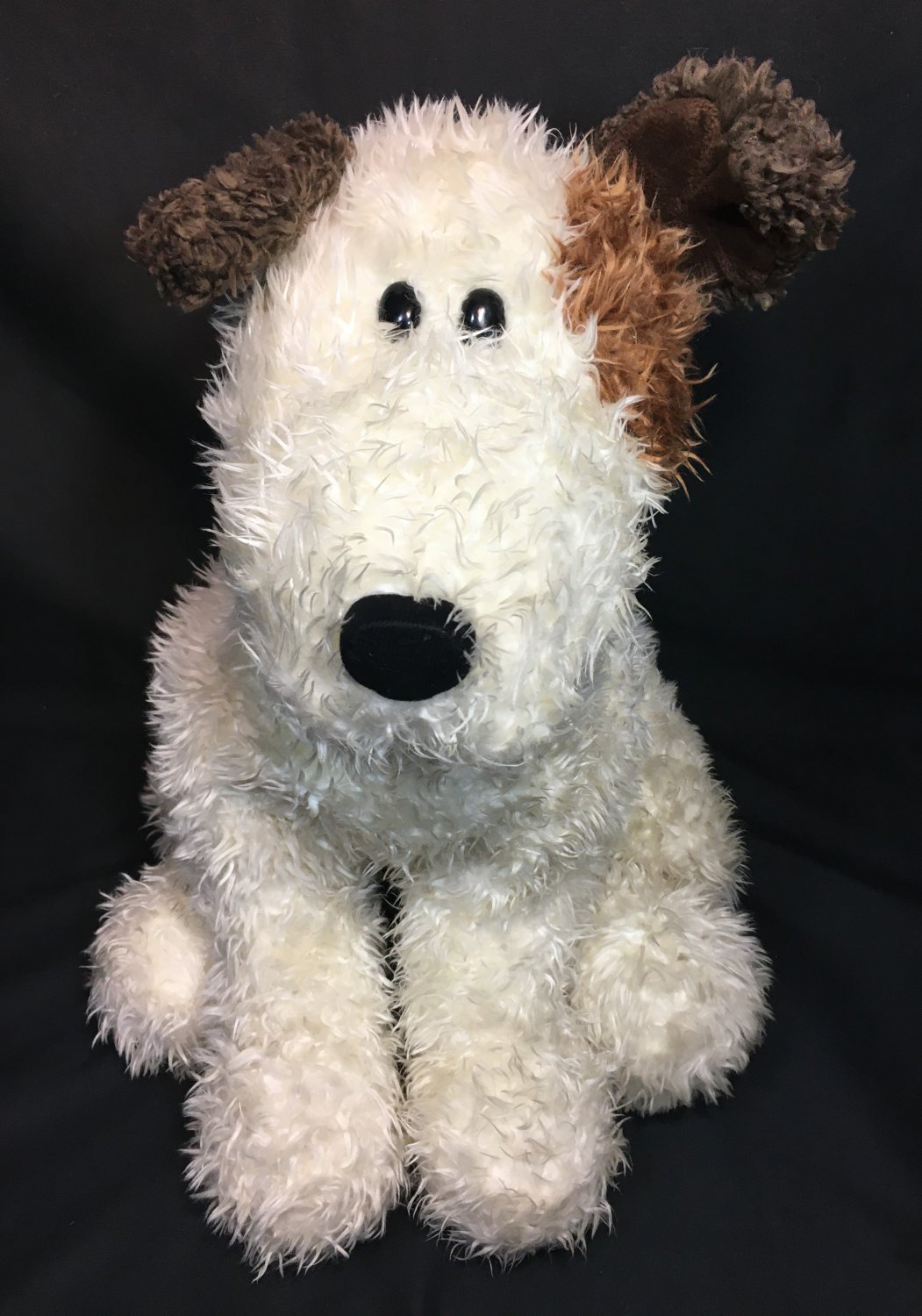 RARE HTF Gund SKEETER Plush Puppy Dog Terrier LARGE 24â Shaggy Stuffed Animal