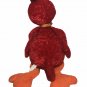 RARE Red Rooster Plush Stuffed Animal Adventure Floppy Chicken Bean Bag Toy 21"