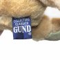 Gund Classic Jointed Teddy Bear Plush RARE Suede Paws Vintage 1983 Korea 8"