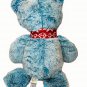 Animal Adventure Teddy Bear Plush 17" Stuffed Animal Aqua Blue Red Scarf 2016