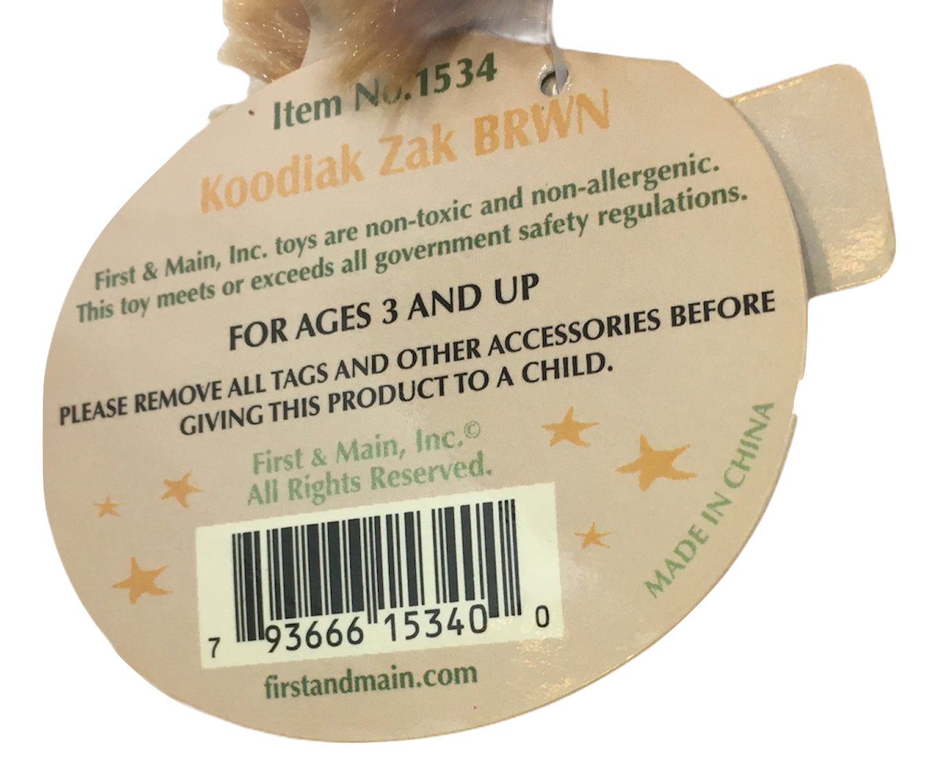 kodiak bear plush