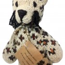 RARE Kenya HomeSpun Wool Leopard Plush Jaguar Cheetah Africa Plush Cat HTF 10"