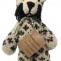 RARE Kenya HomeSpun Wool Leopard Plush Jaguar Cheetah Africa Plush Cat HTF 10"