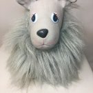 Lewis Galoob Vintage 1991 Plush Puppy Dog Bow Wow Boutique Soft Toy Gray 9"