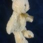 Aurora Teddy Bear Plush Cream Handmade Indonesia Stuffed Animal 12" Bean Bottom