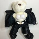 RARE Herrington BOOBS Trump Bear Natasha Teddy Bear Black Leather Marina Casino RARE Herrington BOOBS Trump Bear Natasha Teddy Bear Black Leather Marina Casino
