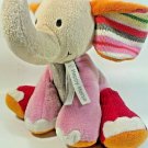 Pastel Pink ELEPHANT Plush Happy Horse Bean Bag Stitch Eyes Holland Design Baby Pastel Pink ELEPHANT Plush Happy Horse Bean Bag Stitch Eyes Holland Design Baby