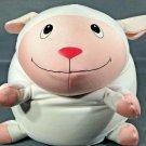 Snugeez White Lamb Microbead Plush Satin Pillow Stuffed Animal Sheep KB Toys 11"