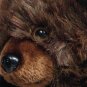Vintage Teddy Bear Plush Cuddle Wit Dark Chestnut Brown Grizzly Stuffed Animal