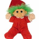 Russ Troll Plush Doll Jangles Green Hair Soft Body Sculpture Red Pajamas Large Russ Troll Plush Doll Jangles Green Hair Soft Body Sculpture Red Pajamas Large