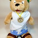 Caesars Palace Toga Teddy Bear Plush Doll Sandals Olive Leaf Headband 12" Caesars Palace Toga Teddy Bear Plush Doll Sandals Olive Leaf Headband 12"