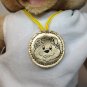 Caesars Palace Toga Teddy Bear Plush Doll Sandals Olive Leaf Headband 12"