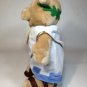 Caesars Palace Toga Teddy Bear Plush Doll Sandals Olive Leaf Headband 12"