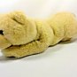 EJ Classic Polar Bear Cream Stuffed Animal Plush Long Pile Laying 22" Bean Bag