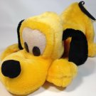 Vintage Disney Pluto Plush Puppy Dog Golden Yellow Disneyland Stuffed Animal 12"