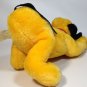 Vintage Disney Pluto Plush Puppy Dog Golden Yellow Disneyland Stuffed Animal 12"