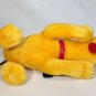 Vintage Disney Pluto Plush Puppy Dog Golden Yellow Disneyland Stuffed Animal 12"
