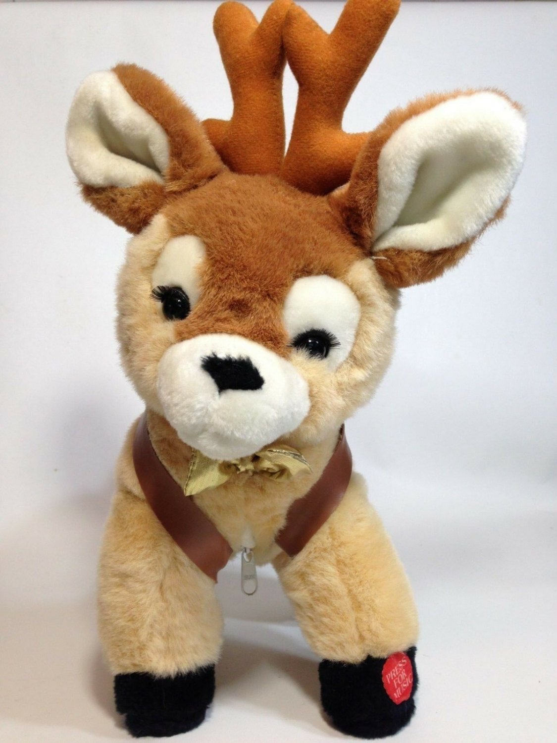 musical plush reindeer