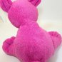 RARE Commonwealth Teddy Bear Pink Berry Floppy Stuffed Animal Plush Beanie 9"